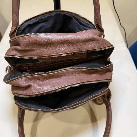 Wanderer Travel Co Manhattan Handbag Cioccolato - Picture 6 of 12